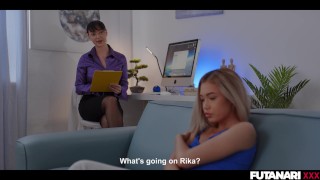 Real Life Futanari - Hot blonde futa chick fuck her sexy Psychotherapist