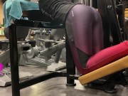 Preview 3 of My yoga pants makes me so horny in the gym so i need a fuck