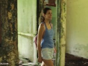 Preview 5 of Outdoor adventure. Episode 1: Spontaneous sex in an abandoned house. Interactive Sex Cinema.