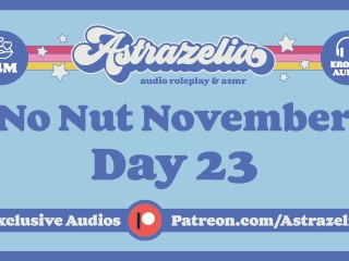 No Nut November Challenge - Dag 23 [femdom JOI] [kont Vingeren] [facesitting] [edgen]