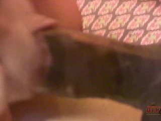 Curvy ebony babe Meagan gets her pussy eaten out and pounded from the back