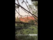 Preview 2 of iacovos athens risky outdoor public jerking off full video with cumshot