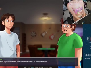 Nonton Streamer girl playing Summertime Saga EP 3 Streaming HD