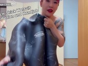 Preview 1 of 6,5cm Thick Wetsuit Masturbation and Handjob