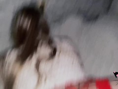 sweet girl gets oiled up and passionately fucked in mouth and pussy