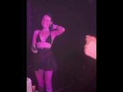 Preview 4 of Public Pickups a girl in a Night Club - Cum Inside (Creampie) 18 Yo Natural Girlfriend - Darcy Dark