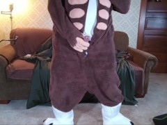 masturbating ape cum pajamas