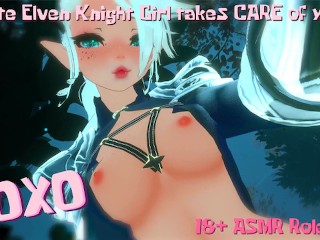 18+ ASMR VR RP "hot Elven Girl Heals you up with her Tongue" LEWD Ear Licks - Kissing - Moaning