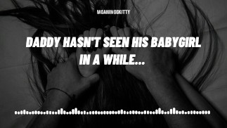 (Audio F4M) Papa n’a pas vu sa babygirl depuis un moment (Fellation) (Rough Fuck)