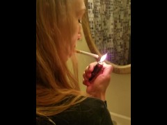 Step Mom Smoking Fucked Doggy Style In Bathroom
