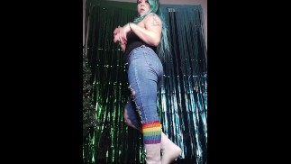 POV Slow Strip Tease to Full Nude Milf
