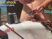 Preview 5 of Dog slave has electricity on balls and cock