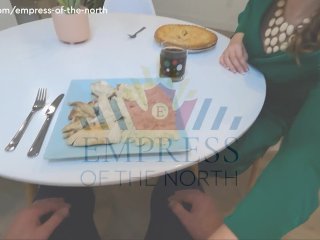 Thanksgiving Mutual Stuffing POV - Rapid Weight Gain Role Reversal