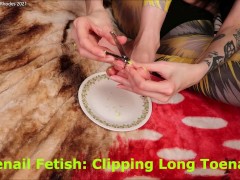 Toenail Fetish Clipping Long Toenails
