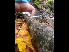 Hello Fall 🍁 - Screenshot 9 of 16 - Masturbating