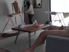 انتهيت من التنظيف له وقال أريد أن أريكم قضيبي الكبير ARAB SYRIAN CLEANING MAID FIRST TIME - Screenshot 3 of 16 - Point Of View