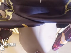 【原神コスプレ】 セフレの指で、前立腺がキュンキュン刺激される///♡、胡桃 Part.10 - Screenshot 4 of 16 - Korean