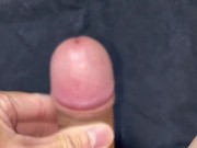 Preview 1 of [Amateur masturbation video/for women] Close-up of the moment of ejaculation ~ Semen flows from the