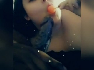 Sucking T Daddy with a Sucker