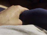 Preview 2 of Would you worship my big bulge? Uncut cock under my boxer