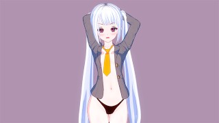 Hentai 3D girl likes to fuck