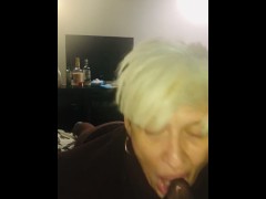 She be sucking the  of this bbc! Will her husband find out one day that I turned her out?🥇