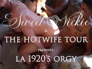 Preview 1 of LA Hotwife Tour 1920's Orgy