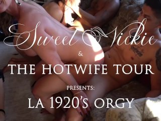 LA Hotwife Tour 1920's Orgy screenshot number 1