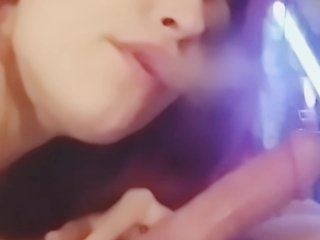 babe, blowjob, milf, smoking fetish