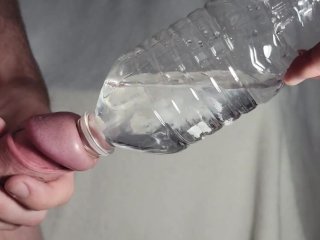 masturbate, drink, water bottle, verified amateurs