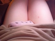 Preview 2 of Arousing POV and Cum with thick milk through cute Panties