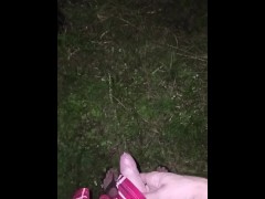 Sissy peeing outside - Screenshot 11 of 16 - Crossdresser