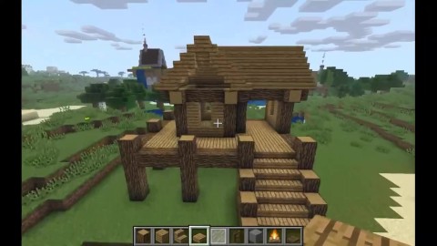 Hoe een Lake Huis te bouwen in Minecraft (tutorial)