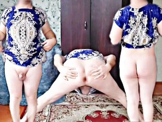 Vestido Hot Gran Culo Booty Ladyboy Crossdresser Sissy Transexual En Solitario Trans Modelo Cute Piernas Blond