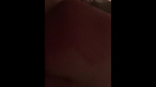 Slut riding and bouncing on dick