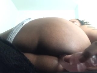 ebony, anal, solo female, exclusive, big ass