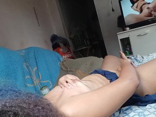 watching porn, girl masturbating, bdsm, pink pussy