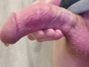 Preview 3 of Jerking off a thick white cock to cum