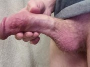 Preview 6 of Jerking off a thick white cock to cum