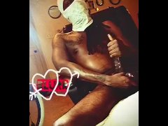 Chocolate dick shooting heavy load