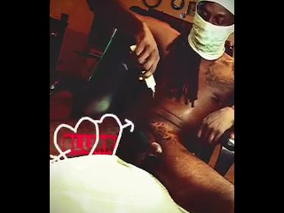 Chocolate dick shooting heavy load