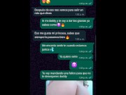 Preview 2 of WhatsApp conversation with my sugar daddy, we ended up fucking hard at his house🤑😈💦🔥