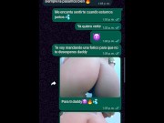 Preview 3 of WhatsApp conversation with my sugar daddy, we ended up fucking hard at his house🤑😈💦🔥