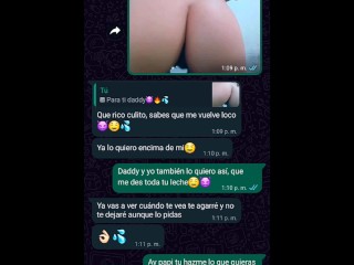 WhatsApp Conversation with my Sugar Daddy, we Ended up Fucking Hard at his House🤑😈💦🔥