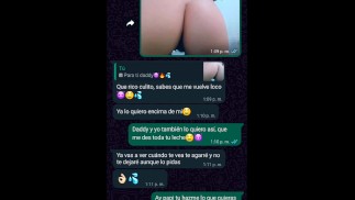 WhatsApp conversation with my sugar daddy, we ended up fucking hard at his house🤑😈💦🔥