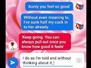 Preview 6 of Sexting with my step aunt, when she's alone we play with her ass