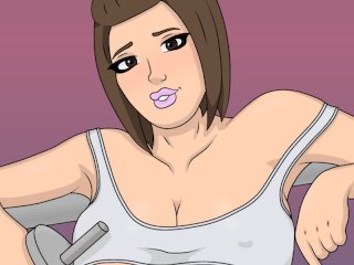 vertical video, big tits, cartoon, milf