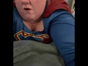 Preview 6 of BBW Albino Super Girl talks dirty and gets creampied