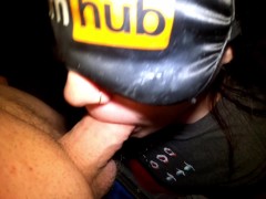 Gagging On Cumshot Getting Cum In Hair