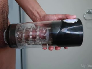 1st Time Using a AUTOMATIC BLOWJOB_Amazing SEX_TOY for Men